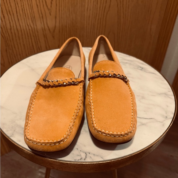 Talbots Shoes - Talbots Orange Loafers